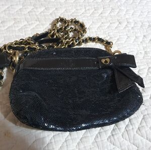 Coach Sequins Mini Poppy Evening Shoulder Bag